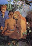 Paul Gauguin Contes barbares oil painting reproduction